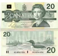 Canada 20 Dollars 1991 QEII P-58 UNC - Canada