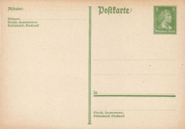 GERMANY WEIMAR REPUBLIC 1927 POSTCARD  MiNr P 175 UNUSED - Cartoline