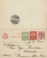 POSTAL STATIONERY LETTRE COVERS 1915 HONGRIE - Storia Postale