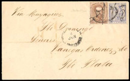 PUERTO RICO. 1875 (16 June). PUERTO RICO - DOMINICAN REPUBLIC. Ed. 2º, 4º. Ponce A Puerto Plata / Santo Domingo / Republ - Porto Rico