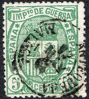 Málaga - Edi O 154 - 5 Cts.- Mat Fech. Tp. II "Antequera" - Gebraucht