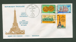 - TOUR EIFFEL - ENVELOPPE 1ER JOUR REPUBLIQUE TOGOLAISE DU 27/11/1978 DE LOME - CONGRES UPU DE PARIS - ETAT** - Monumentos