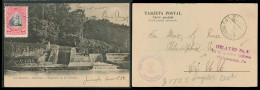 SALVADOR, EL. 1907. Jucuapa - USA / Pa. Fkd PPC / 2c + Delayed Nº5 Violet Cachet. VF + Scarce. - Salvador