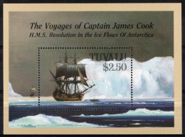 TUVALU Bloc James COOK N°31** Neufs Sans Charnières TB Cote : 13€00 - Tuvalu (fr. Elliceinseln)