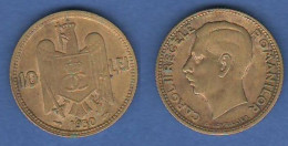 Romania 10 LEI 1930 Reggente Carol II Romanie - Rumänien