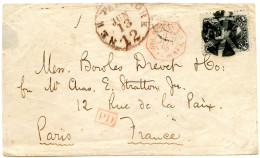 ETATS UNIS - 15 CTS LINCOLN SUR LETTRE DE NEW YORK POUR LA FRANCE, 1868 - Storia Postale