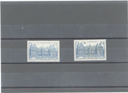 VARIÉTÉ- N°760 -N* -10 F LUXEMBOURG -BLEU TRÈS PALE - Neufs