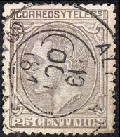 Málaga - Edi O 204 - 25 Cts.- Mat Trébol "Álora" - Oblitérés