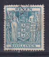 New Zealand: 1940/58   Postal Fiscal   SG F197   7/-       Used  - Fiscali-postali