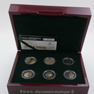 Euro, Luxembourg, Coffret Proof 6 X 2€ 2004-2008 - Lussemburgo