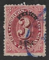 SE)1882-83 MEXICO, FROM THE SERIES NUMERALES 3C SCT147, USED - Mexico