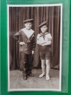 Carte Photo , 2 Petits Marins - Other & Unclassified
