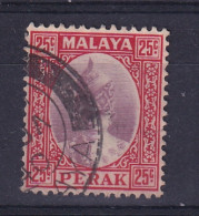 Malaya - Perak: 1938/41   Sultan Iskandar   SG115    25c     Used - Perak