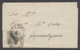 MEXICO. 1871 (14 June). Silao - Gjara. E Fkd Single 1868 25c SLP Name, 5-71, Cds. Signed JK Bash. - Mexique