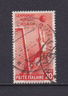 ITALIE 1934 TIMBRE N°339 OBLITERE FOOTBALL - Oblitérés