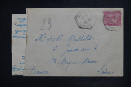 TUNISIE - Enveloppe + Contenu Pour La France En 1925 ( 4ème Groupe D'Aviation )  - L 150734 - Storia Postale