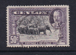 Ceylon: 1935/36   KGV - Pictorial  SG377   50c    Used  - Ceylon (...-1947)