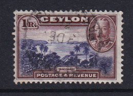 Ceylon: 1935/36   KGV - Pictorial  SG378   1R    Used  - Ceylon (...-1947)