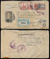 Mexico - XX. 1929. DF - USA. Reg AR Multifkd Air Service Env. Fine. - Mexico