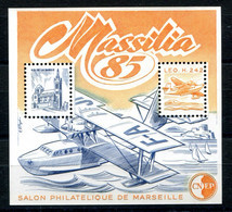 RC 24285 FRANCE COTE 10€ CNEP N° 6 - 1985 SALON PHILATELIQUE DE MARSEILLE MASSILIA 85 BLOC NEUF ** MNH TB - CNEP