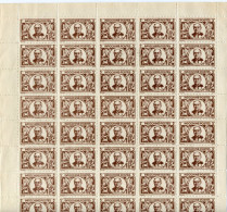 INDOCHINE N°264 ** PIERRE DE LA GRANDIERE EN FEUILLE DE 50 (image Réduite En Raison Du Scanner Et Du Fichier Trop...) - Unused Stamps
