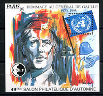 RC 24299 FRANCE COTE 16€ CNEP N° 21 - 1995 SALON PHILATELIQUE D' AUTOMNE PARIS DE GAULLE BLOC NEUF ** MNH TB - CNEP