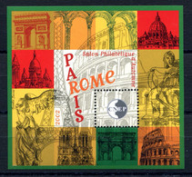 RC 24315 FRANCE COTE 12€ CNEP N° 37 - 2002 SALON PHILATELIQUE D' AUTOMNE A PARIS ROME BLOC NEUF ** MNH TB - CNEP