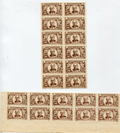 INDOCHINE N°264 ** PIERRE DE LA GRANDIERE EN BLOC DE 12 + EN BLOC DE 10 - Unused Stamps