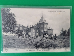 Brassac , Château De Bergouade , Agriculteur Faisant Les Foins, Fenaison - Other & Unclassified