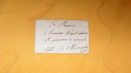 LETTRE ANCIENNE DE 1794 ?.../ A IDENTIFIER DEPART ?..POUR NAVAUGLE BELGIQUE ?.. - 1794-1814 (Période Française)