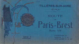 TILLIERES SUR AVRE(CARNET DE 12 CARTES) HOSTELLERIE DU BOIS JOLY - Le Neubourg