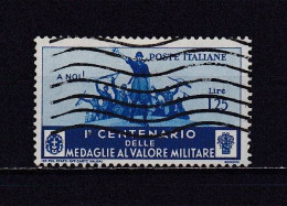 ITALIE 1934 TIMBRE N°353 OBLITERE MEDAILLE MILITAIRE - Oblitérés