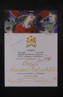 VINS  - Étiquette De Vin ( SPECIMEN )  Château Mouton Rothschild En 1985 - L 150749 - Bordeaux