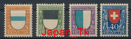 SCHWEIZ Mi. Nr. 175-178 „Pro Juventute“: Wappen - Siehe Scan - MNH - Nuovi