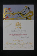 VINS  - Étiquette De Vin ( SPECIMEN )  Château Mouton Rothschild En 1981 - L 150750 - Bordeaux