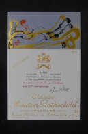 VINS  - Étiquette De Vin ( SPECIMEN )  Château Mouton Rothschild En 1981 - L 150751 - Bordeaux