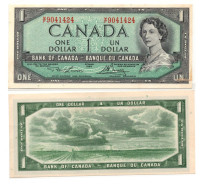 Canada 1 Dollar ND 1954 QEII P-75 UNC Foxing LawsonBouey Signature - Kanada