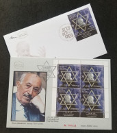 Austria Israel Joint Issue Simon Wiesenthal 2010 (FDC Pair) - Storia Postale