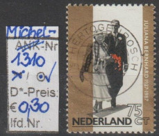 1987 - NIEDERLANDE - SM "Goldene Hochzeit V. K.Juliana U. Prinz Bernhard" 75 C Mehrf. - O Gestempelt - S.Scan (1310o Nl) - Gebraucht