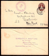 SALVADOR, EL. 1912. Sonsonate - USA. 6 / 13 Ovptd Stat Env. Finde Used. - Salvador