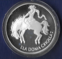 ARGENTINA AÑO 2000 25 PESOS PLATA " LA DONA CRIOLLA" - Argentine