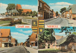 D-25899 Niebüll - Ortsansichten - Deezbüll - Hauptstraße - Kirche - Cars - VW - Nice Stamp "Randstück" ! - Nordfriesland