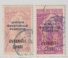 OUBANGUI N° 51 VARIETEE ROSE AULIEU DE LILAS ET ROUGE OBL TTB - Oblitérés