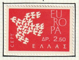 GRECE - Europa, Oiseau Stylisé - Y&T N° 753-754 - 1961 - MH - Neufs