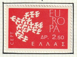 GRECE - Europa, Oiseau Stylisé - Y&T N° 753-754 - 1961 - MH - Unused Stamps