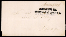 MEXICO - Stampless. 1864, June 25th. Cosamaloapan To Tlacotapam. EL. - México