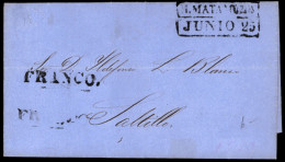 MEXICO - Stampless. 1863, 24 June. EL. Matamoros To Saltillo. Republican. - México