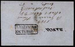 MEXICO - Stampless. Stampless - 1863, 28 October. EL. Matamoros To Monterrey Republican. - México