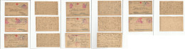 MILITARY MAIL. 1915-18. Serbian POW In Austrian Empire. Seven Diff Red Cross Items, With Cachets And Censor Marks. Addre - Military Mail (PM)