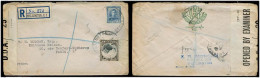 NEW ZEALAND. 1945. Wellington - France. Reg Fkd Censored Env. - Other & Unclassified